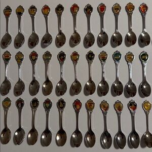 Colorful Collectible 50 States Spoon Set